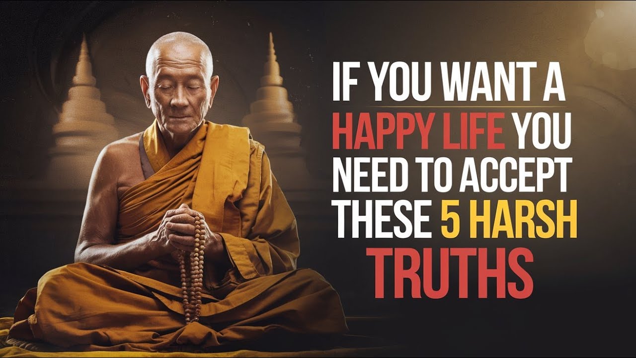 5 Harsh Truths You Need To Accept To Live A Happy #buddhism # ...