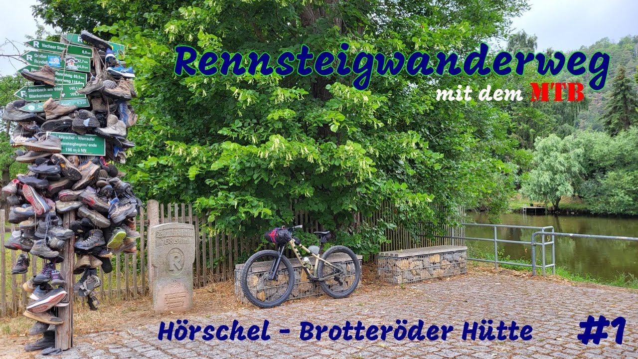 Rennsteigwanderweg mit dem MTB #1