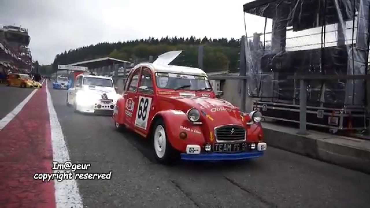 24h 2cv de Francorchamps 2015 samedi matin...