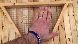 How to make a feeding frame for a top bar hive