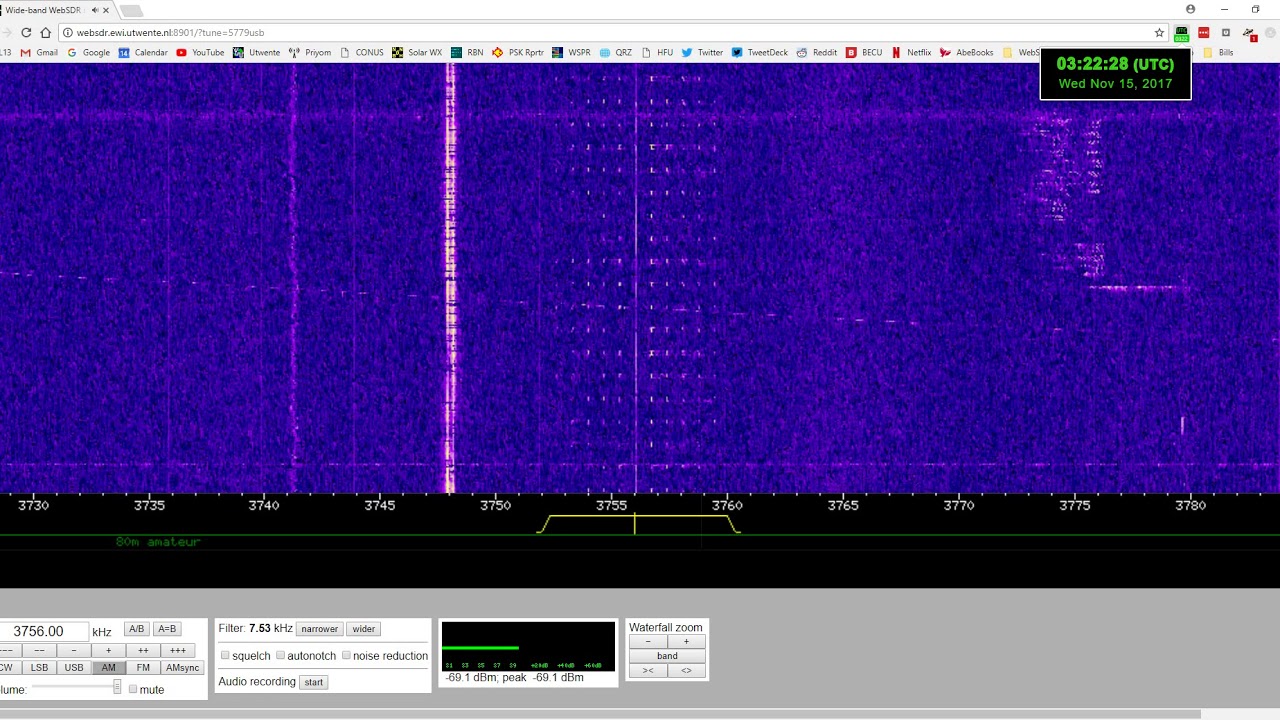 Russian S30 "The Pip" at 3756 kHz in AM mode