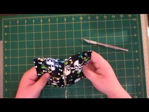 How to make a duct tape folder wallet (HD)