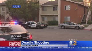 Gunman Sought In Slaying At San Bernardino Apartment Complex