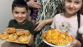 Готовим с детьми Эчпочмаки и пирожки с яблоками! Самое вкусное песочное тесто!