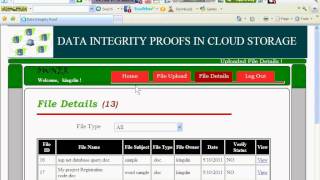 DATA INTEGRITY PROOFS IN CLOUD STORAGE.wmv
