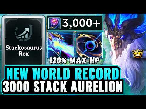 World Record: 3000 Stacks ASol - Instant 120% Max HP Execution | League Arena Gameplay