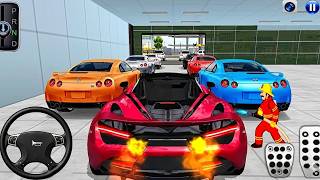 New Golden Lamborghini & Cars For Parking | 3D Driving Class 2026 - Best Android iOS car Gameplay  3 screenshot 2