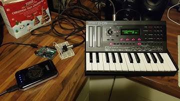 Arduino MIDI Out test with Roland D-05
