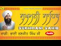 Bhai ranjit singh chandan l sukhmani sahib l new shabad gurbani kirtan 2019 anand music