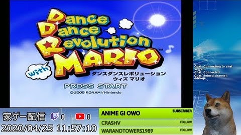 [家ゲー配信] Dance Dance Revolution with MARIO 初プレイ～ギミック有りスーパーハード全曲PFCまでLongplay配信 2020/04/25