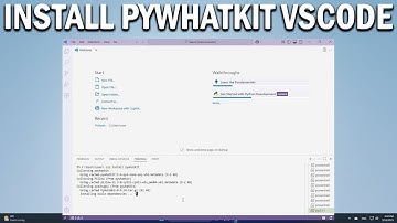 How To Install PyWhatKit in VS Code Automate WhatsApp, Google Searches & More with Python