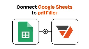 How to connect Google Sheets to pdfFiller - Easy Integration
