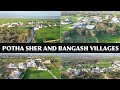 Beautiful villges in potha sher and potha bangash  drone  hammad official