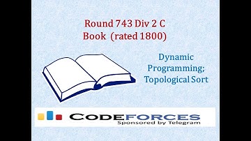 Codeforces 743 Div 2 C: Book (rated 1800) - Dynamic Programming; Topological Sort