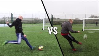 KNUCKLEBALL FREEKICK vs CURVE FREEKICK