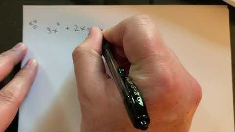 MA 120 Sec 1.5 Using the Quadratic Formula