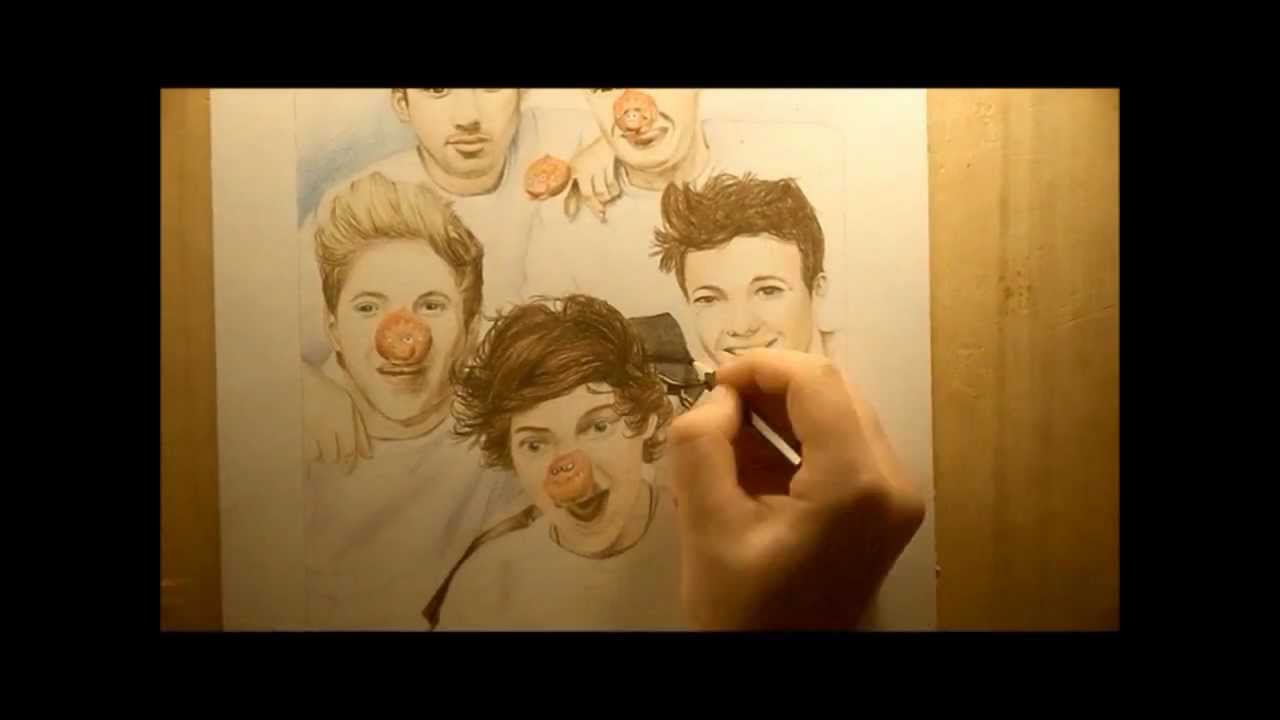 Drawing One Direction - YouTube