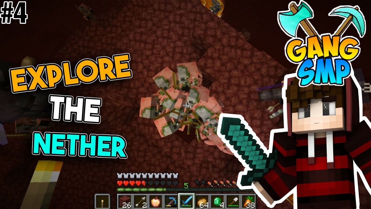 I FOUND NETHER FORTRESS | EXPLORE THE NETHER IN MINECRAFT !! - YouTube