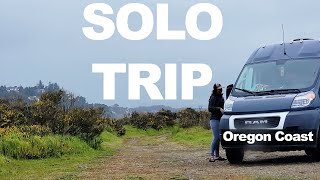 My First Time in the Van ALONE I SOLO FEMALE CAMPING