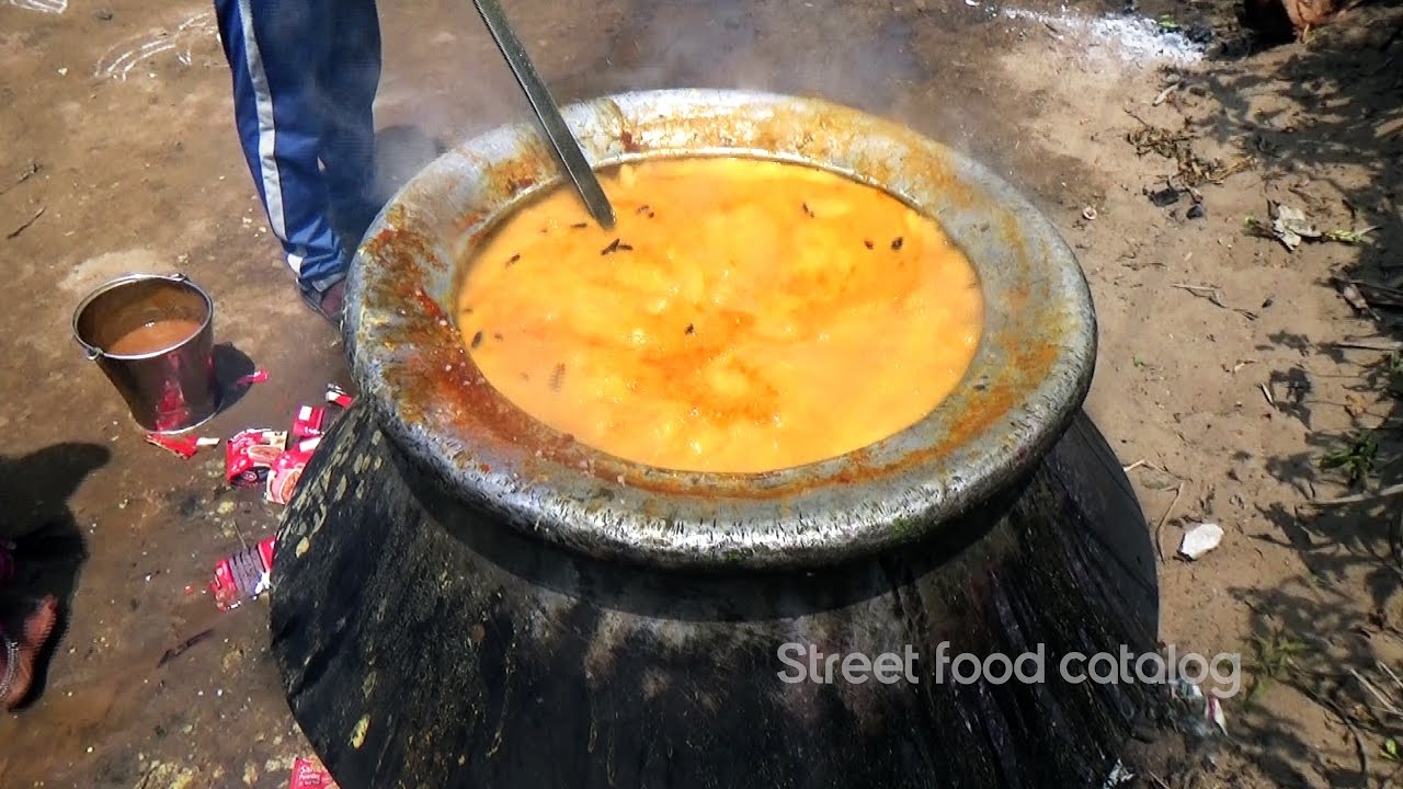 How To Make Sambar Prepare 1500 Peoples |  Easy Sambhar | Vegetable Sambar | Street Food Catalog