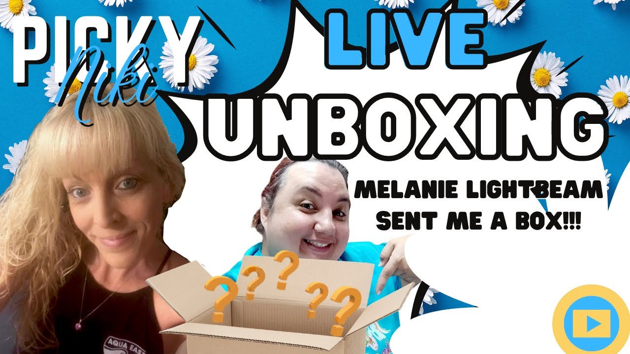 Unboxing Live!!! Mystery Box from Melanie Lightbeam! - YouTube