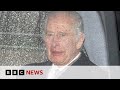 King Charles returns to London after cancer treatment | BBC News