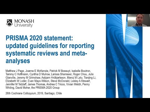 Video: Evaluaties Van De Opname En Impact Van De Preferred Reporting Items Voor Systematic Reviews En Meta-Analyses (PRISMA) Verklaring En Uitbreidingen: Een Scoping Review