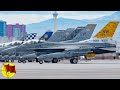 USAF Fighter Jets in Action: F-16C, EA-18G, and F-35A during Red Flag Exercise