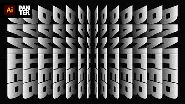 Flip Text Effect in Adobe Illustrator