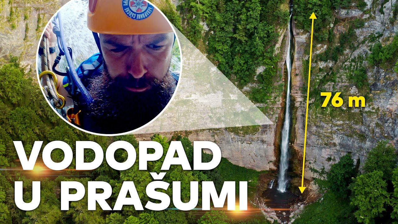 Spuštanje užetom niz vodopad Skakavac | PRAŠUMA Perućica | Izazovi avanturu