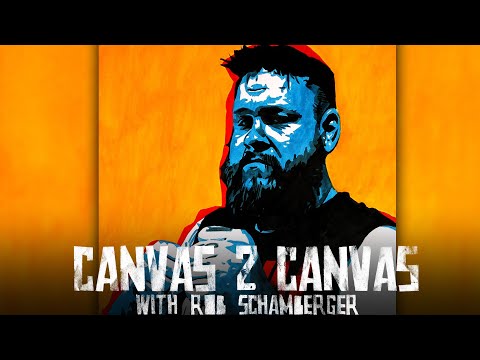 Kevin Owens doesn’t destroy this painting!: WWE Canvas 2 Canvas