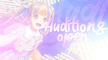 [S♡Y] AUDITIONS OPEN | Link in desc, bio, and pinned comment