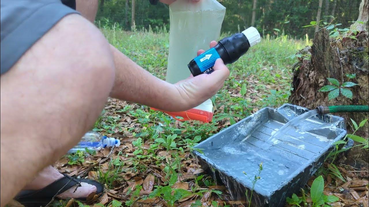 How to filter water with Sawyer Squeeze and CNOC dirty water bag