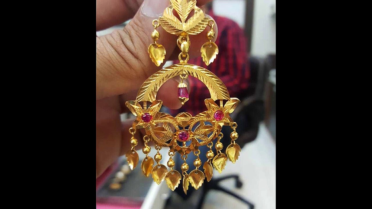 Saumya Traditional Antique Gold Plated Jhumki Earrings – KaurzCrown.com