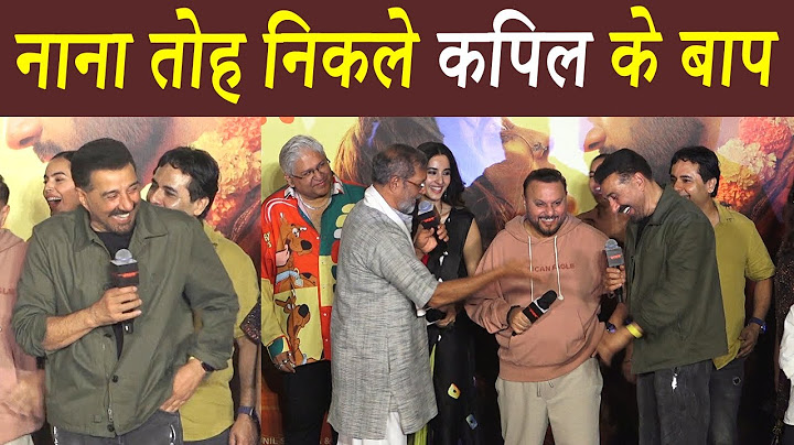 Nana Patekar Makes Fun Of Sunny Deol's Gadar In Front of Him Then This Happened..