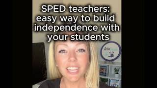 How to Build Student Independence in Special Education Classrooms: Classroom Tubs Setup