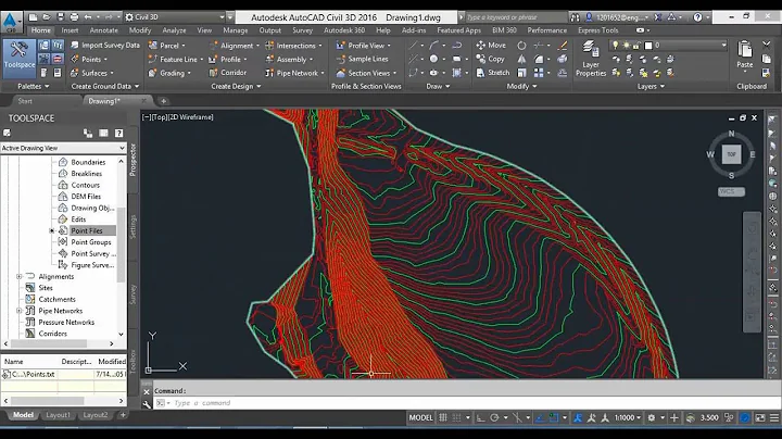 5 - edit contour lines & surface