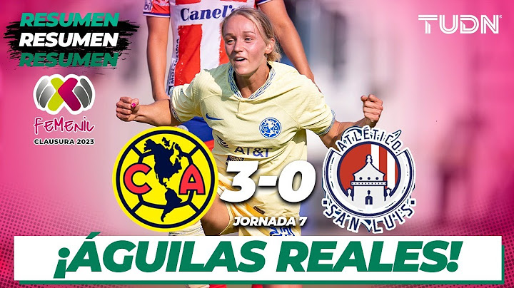 Resumen y goles | América 3-0 Atl San Luis | Liga Mx Femenil - CL2023 J7 | TUDN