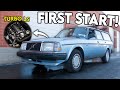 The BIG TURBO LS6 Swapped Volvo Wagon RUNS! (First Start)