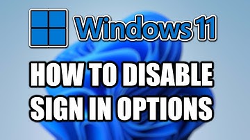 How to Disable Sign-In Options in Windows 11 🔒💻 (Quick & Easy Guide)