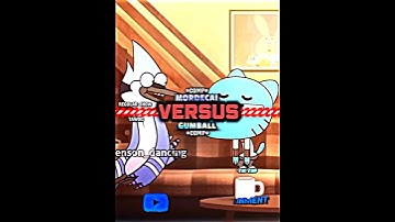 Mordecai Vs Gumball #battle #edit #regularshow #theamazingworldofgumball #cartoonnetwork