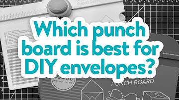 Envelope Punch Board vs. 1-2-3 Punch Board