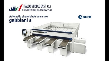 Scm Gabbiani S Automatic single-blade beam saw - available devices overview