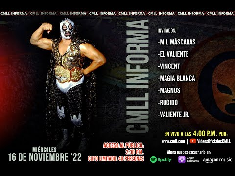 CMLL INFORMA DEL 16 DE NOVIEMBRE DE  2022