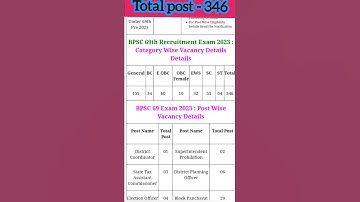 BPSC-69th 2023 New Vacancy😊😗#viralshort