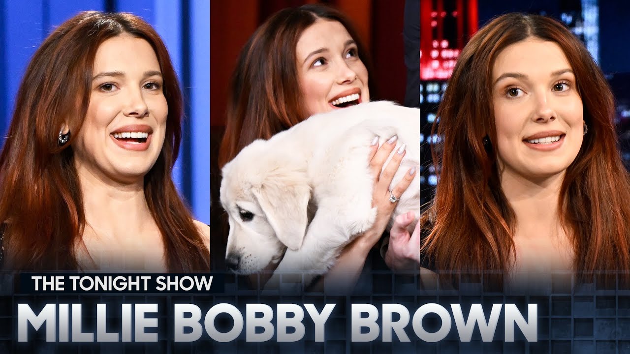 Millie Bobby Brown Addresses Stranger Things Fan Theories, Plays with Adorable Puppies in Pup Quiz
