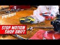 Paper Drift Cars Racing Around Shop - Stop Motion Animation #PaperDrift