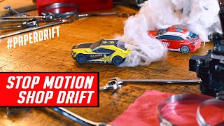 Paper Drift Cars Racing Around Shop - Stop Motion Animation #PaperDrift by PapadakisRacing 140,656 views 3 years ago 1 minute, 1 second