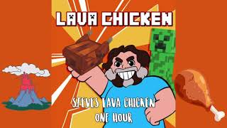 Steve's Lava Chicken Song (Lyrics) ONE HOUR LOOP--from Minecraft Movie Lava Chicken Song Update
