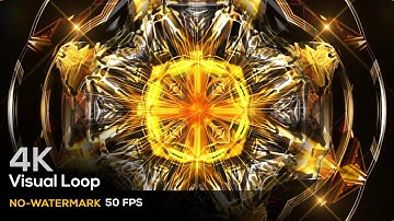 4K VISUAL LOOP ANIMATION RESOLUME (FREE VJ LOOP) - 3D KALEIDOSCOPIC TYPE 2 (TUNNEL LUXURY ANIMATION)